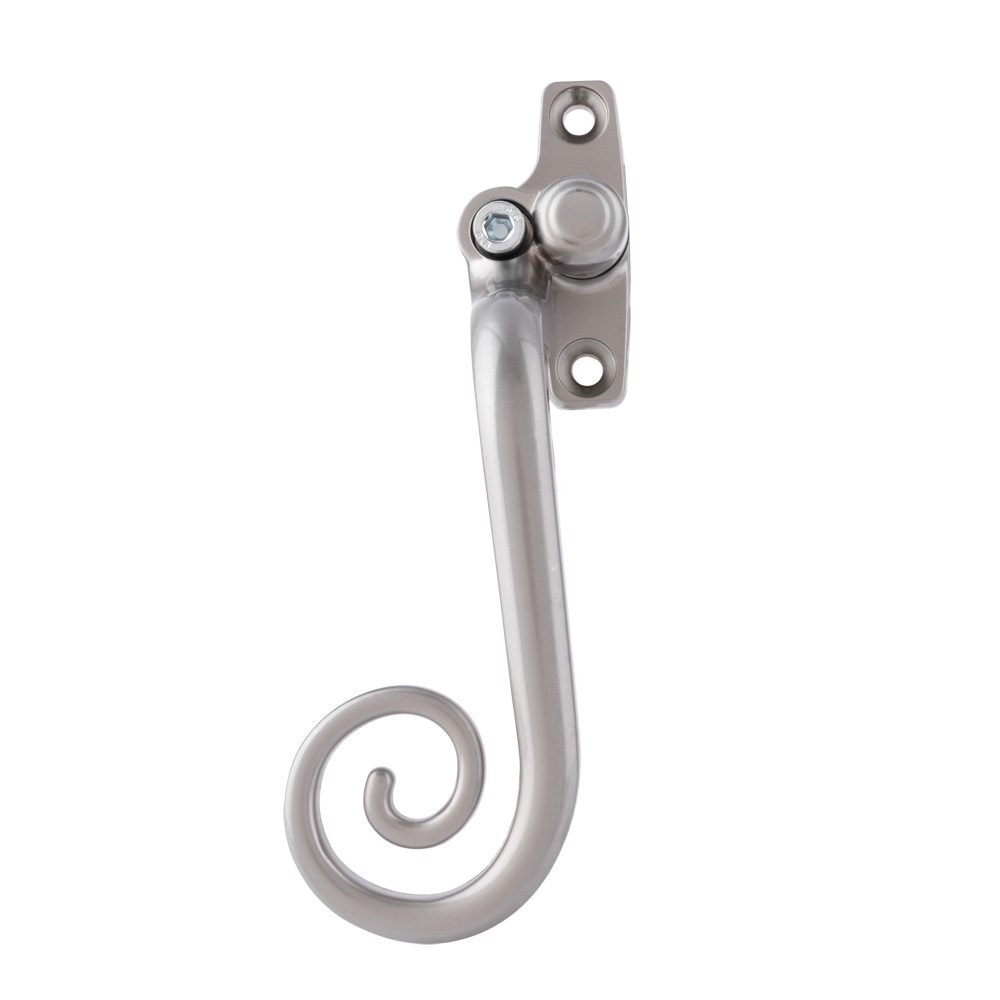 Timber Series Monkey Tail Espag Window Handle - (Hex Locking) - (Left Hand) - Hardex Graphite